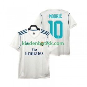 Real Madrid Modrić 10 2017 Retro Hjemme Fotballdrakt Kortermet